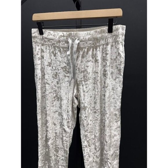 Victoria's Secret Silver Velour Joggers - Picture 2 of 5